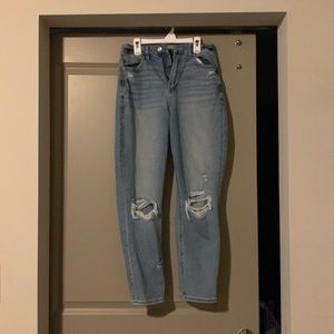AE stretch curve mom jeans
